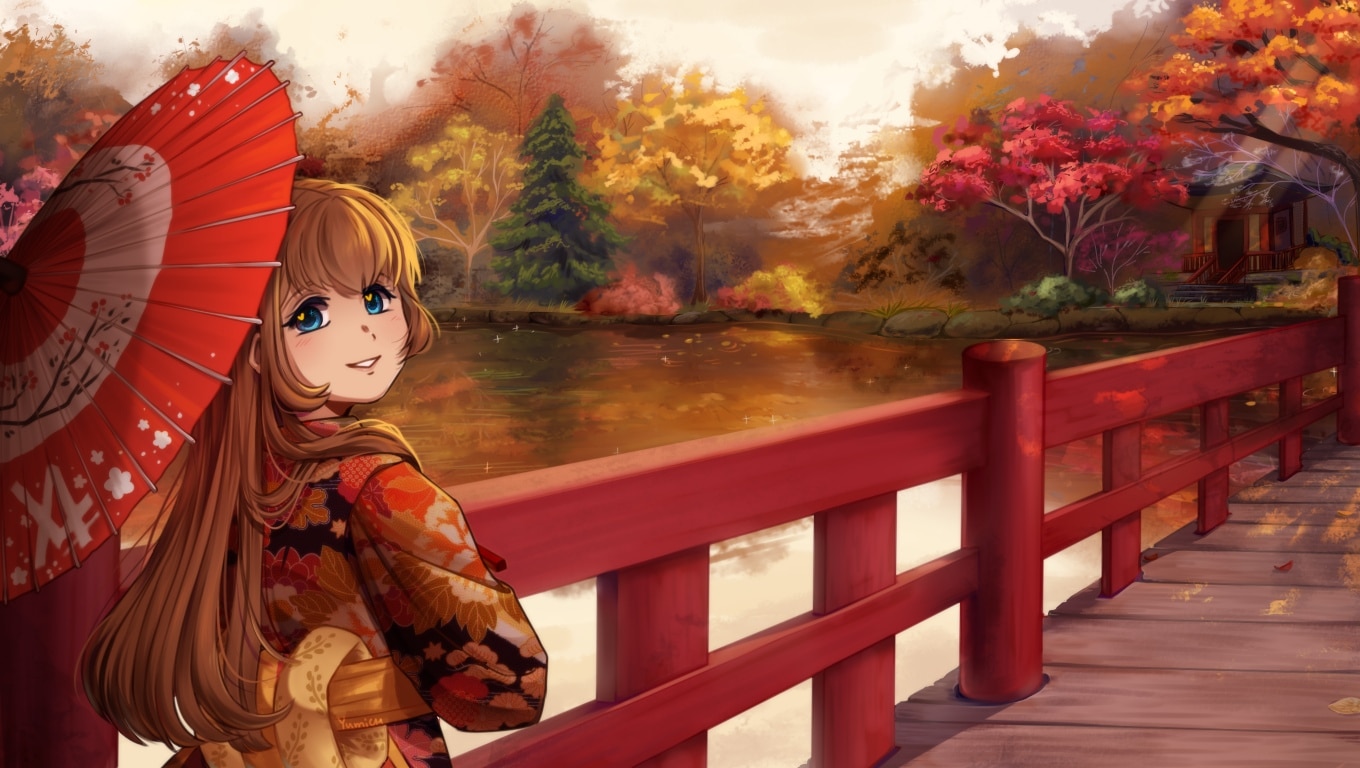 Libria-tyan Autumn • ANIPIN